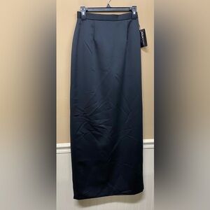 Zola Evening by David Minka Black Long Maxi Skirt Size 6 NWT